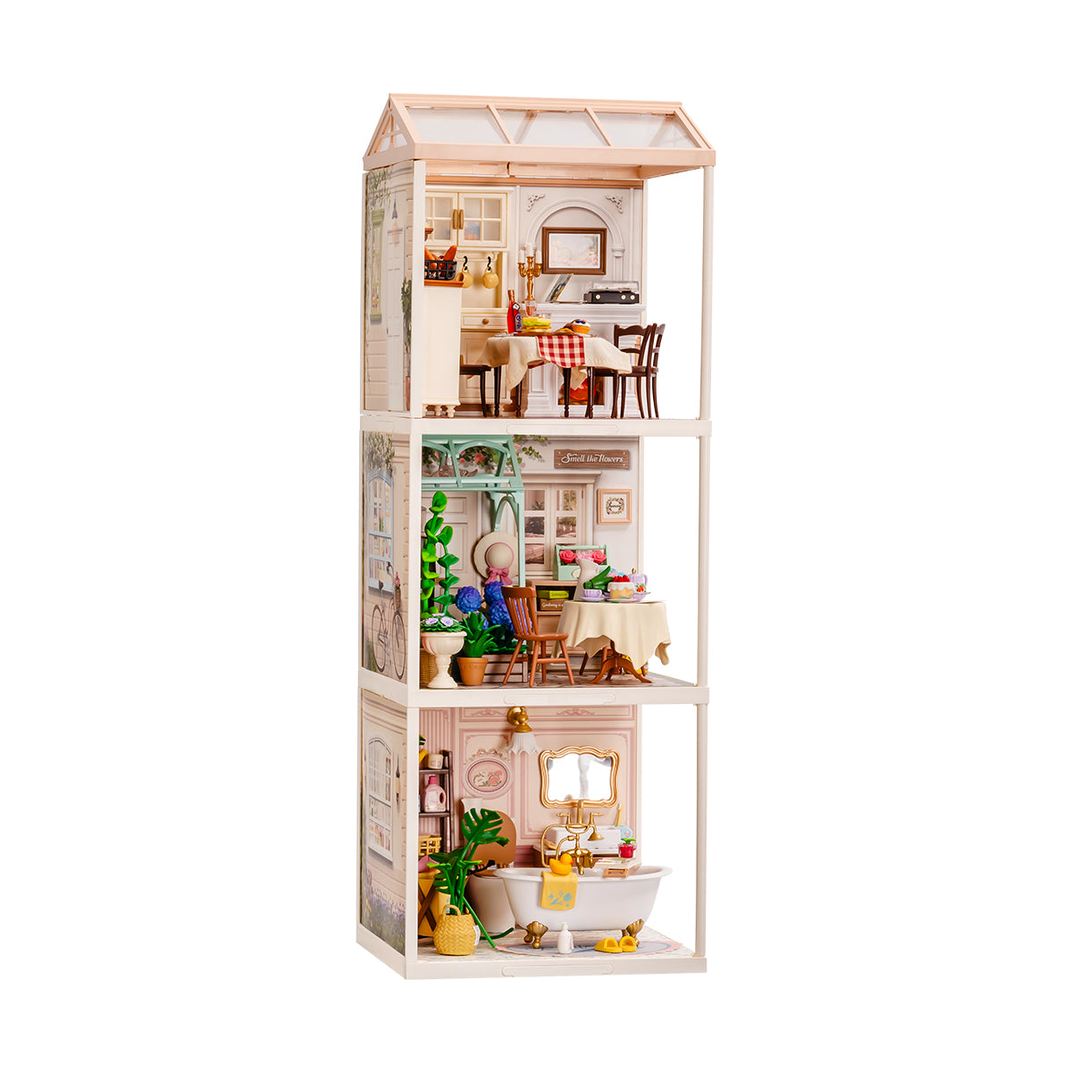 Rolife Super Creator Plastic Diy Mini House 3 in 1 | Shape