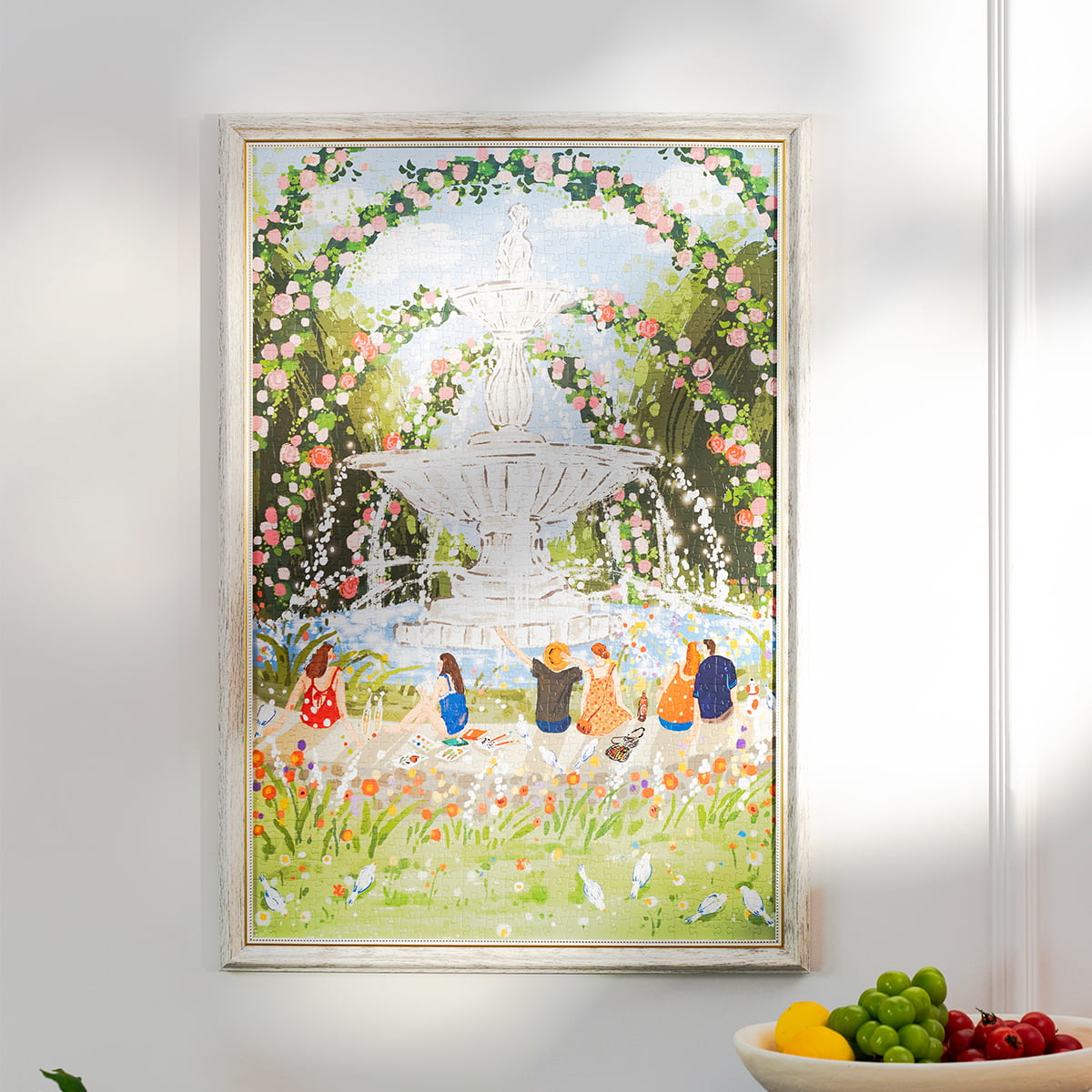 Rolife Afternoon Fountain 1000 Piece Jigsaw Puzzle PT001