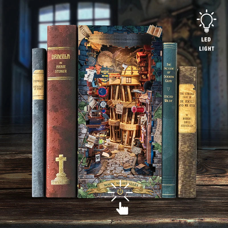 DIY Book Nook Kit - Magic Night Alley